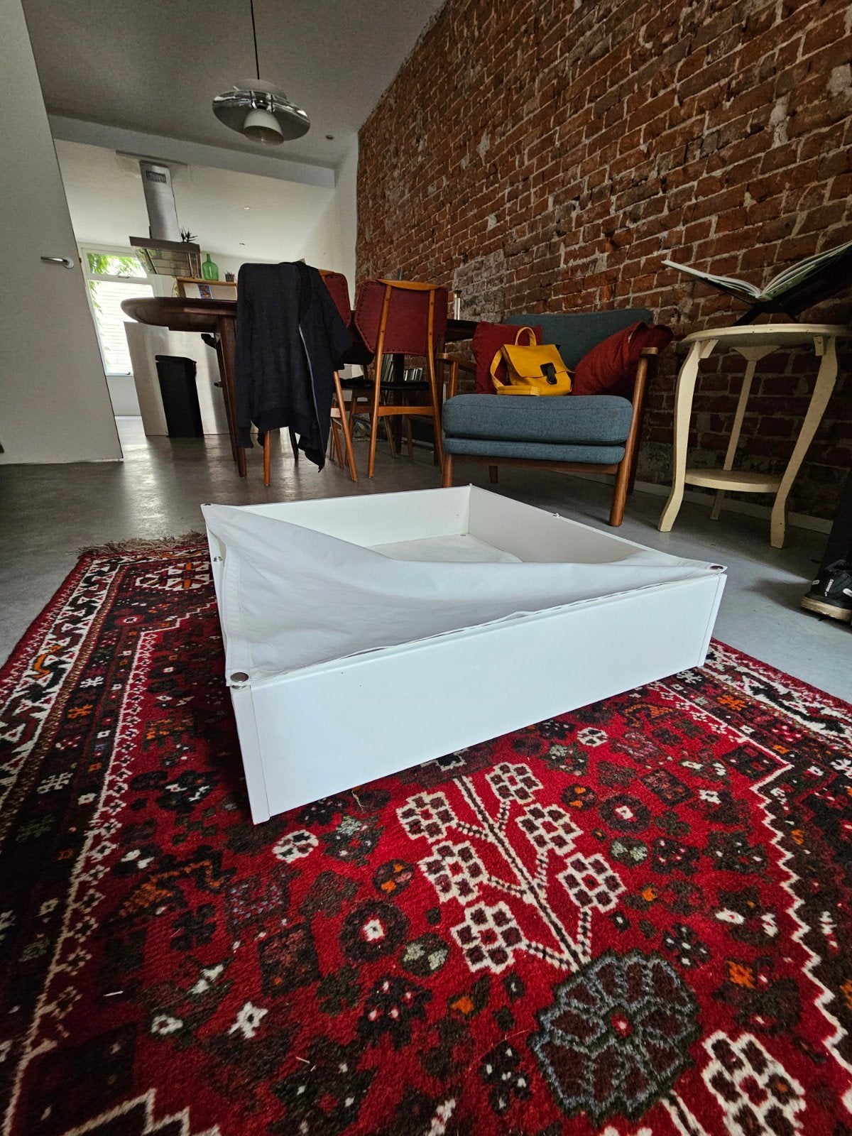 2x IKEA VARDÖ Bedlade met wieltjes, Gebruikt, Wit, Modern, Hout