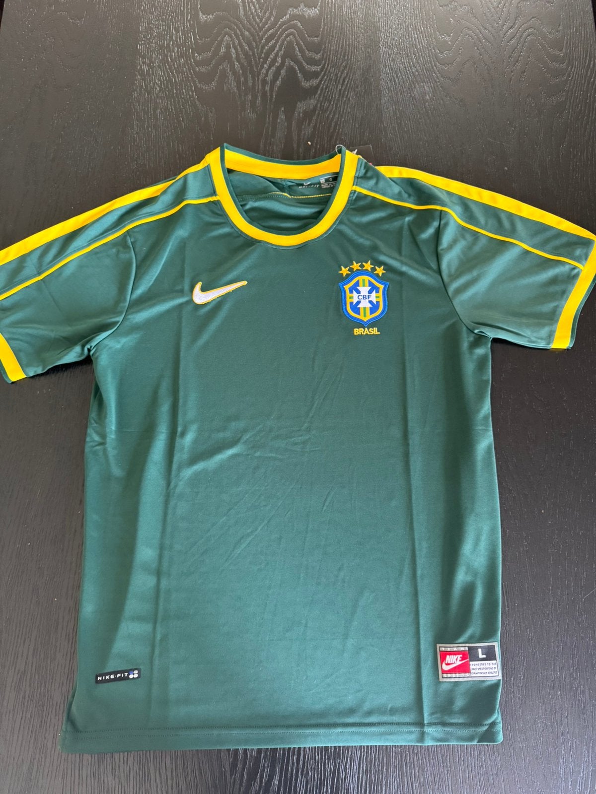 WK Brazilië voetbal shirt maat L retro, Maat L, Ophalen of Verzenden, Nieuw, Shirt