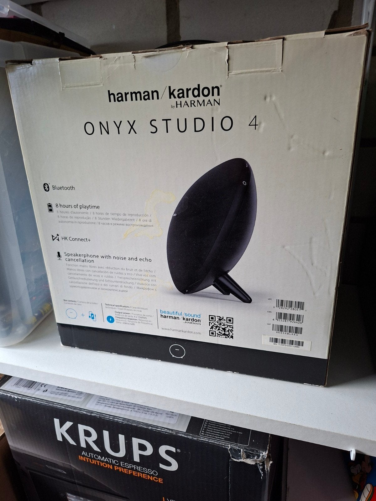 Harman Kardon Onyx Studio 4 Bluetooth Speaker, Ophalen, Zo goed als nieuw, Draagbare speaker, Bluetooth