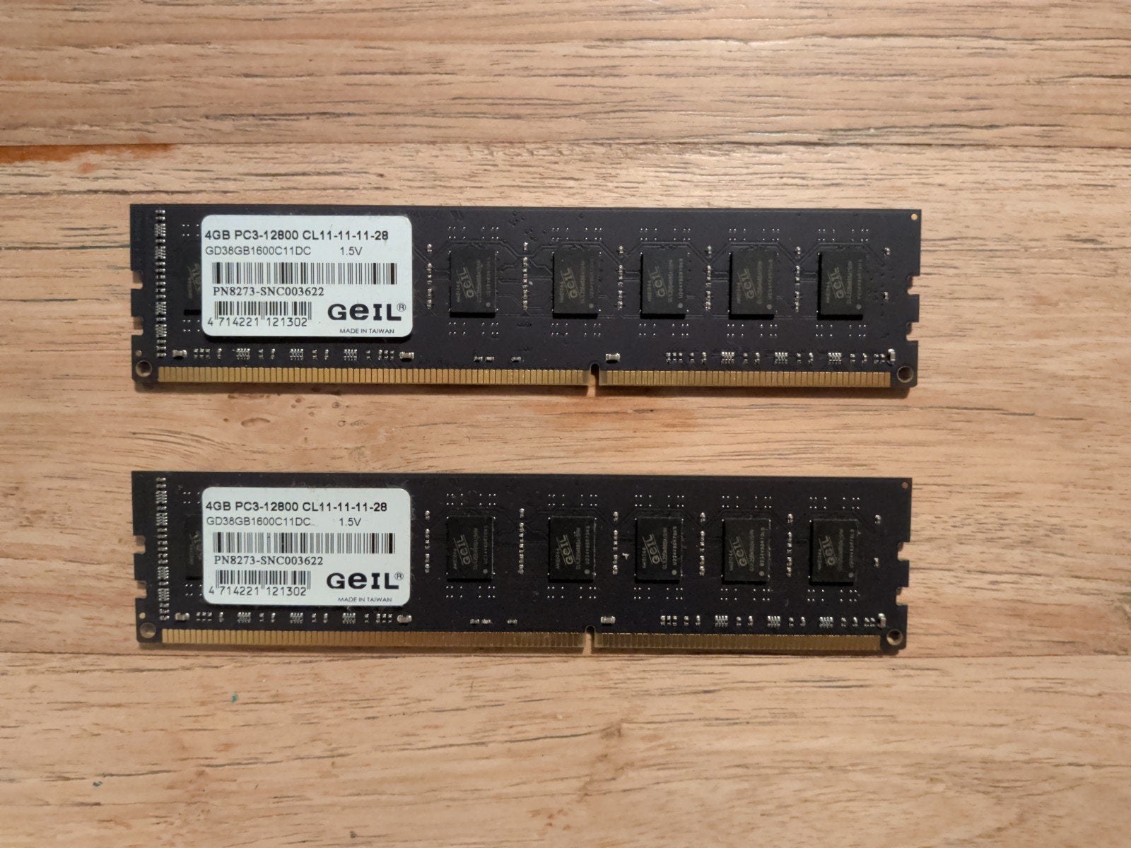 2 x 4 (8) GB RAM DDR3, Computers en Software, Ophalen, DDR3, Desktop