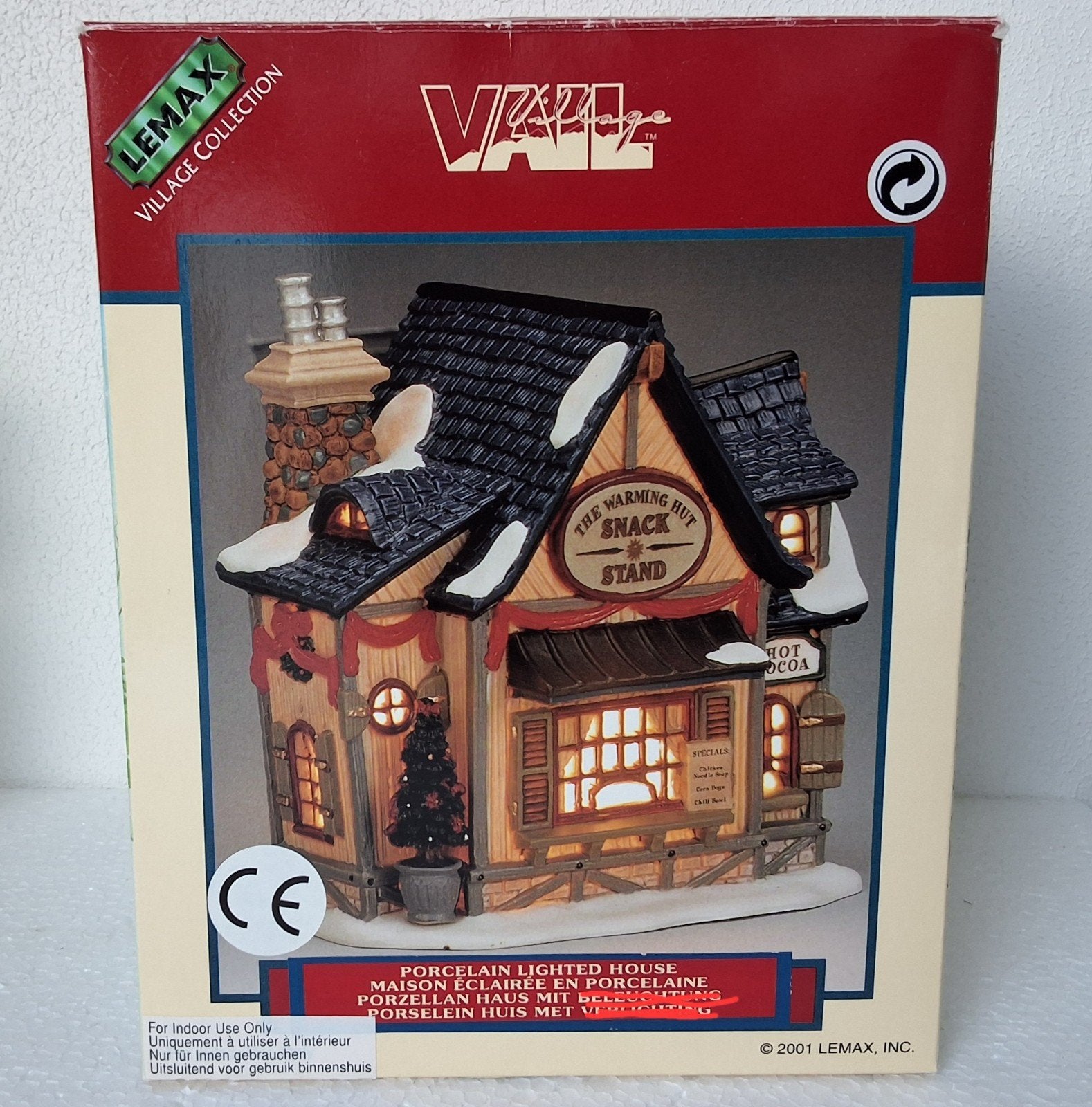 Lemax The Warming Hut Snack Stand Kersthuisje, Ophalen of Verzenden, Zo goed als nieuw