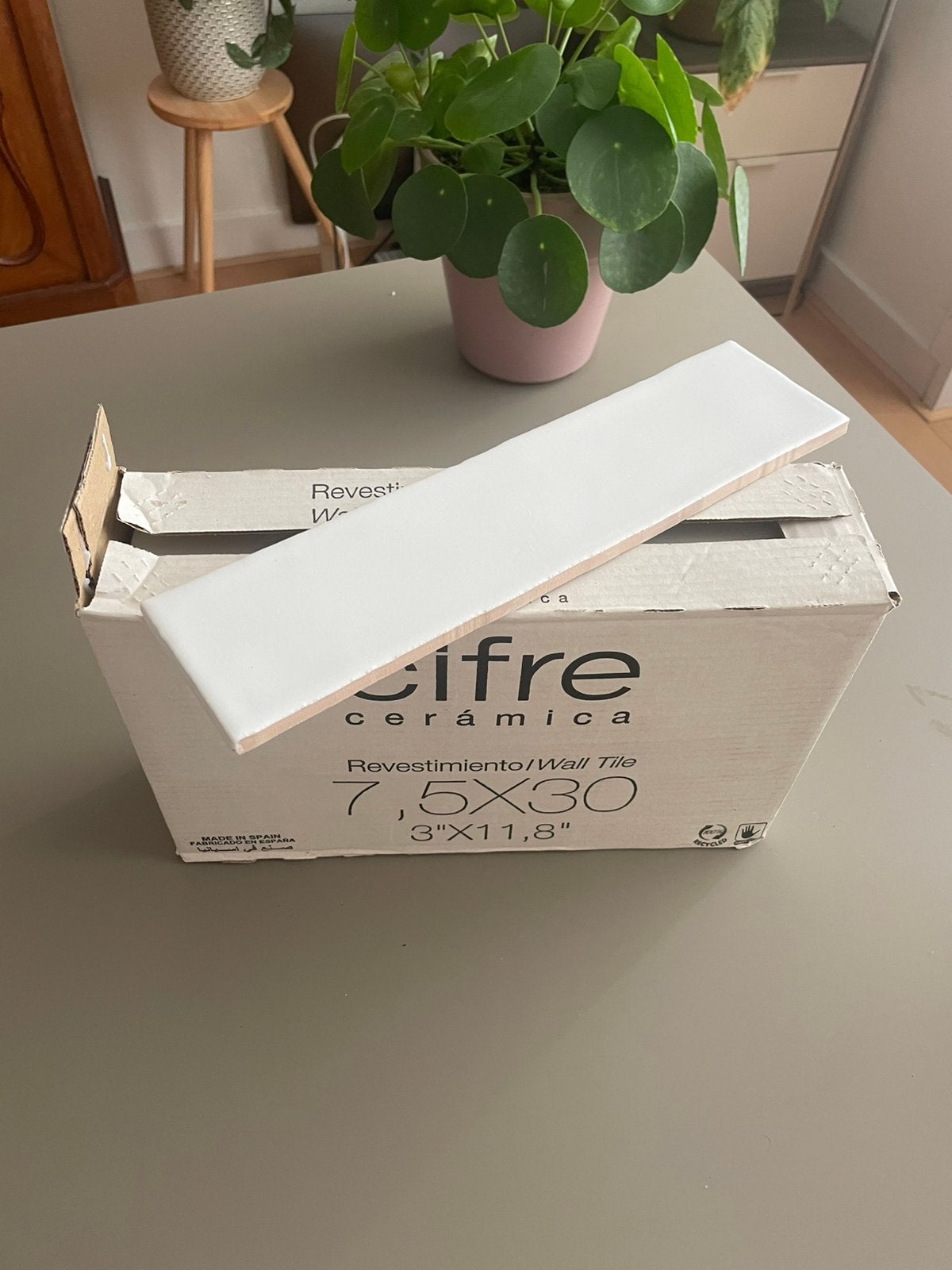 Witte wandtegels - 1 m2 (2 dozen) Cifre ceramica, Doe-het-zelf en Verbouw, Tegels, Ophalen, Minder dan 20 cm, Zo goed als nieuw