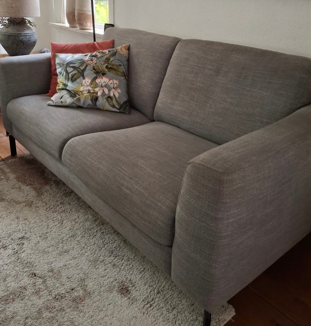 Montel bankstel met twee fauteuils, Ophalen, Minder dan 75 cm, Tweepersoons, Stof
