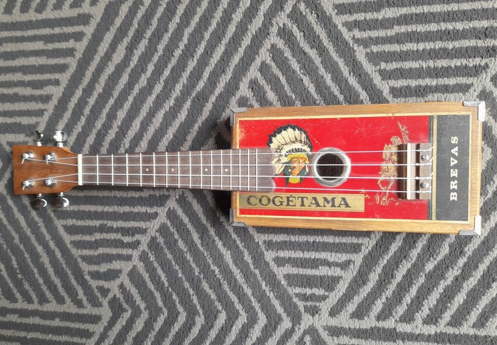 Cigarbox ukulele., Ophalen of Verzenden, Gebruikt, Overige typen