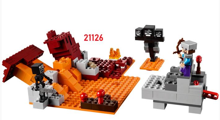 4 x Minecraft 21123, 21126, en 2x 21140 LEGO, Kinderen en Baby's, Speelgoed | Duplo en Lego, Minecraft, Lego, Ophalen of Verzenden