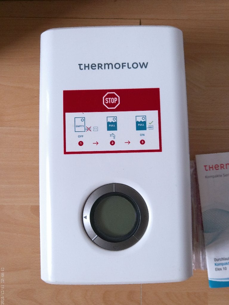 Thermoflow ELEX 10 kW elektrische doorstroomverwarmer nieuw, Nieuw, Minder dan 3 jaar oud, Minder dan 20 liter, Boiler