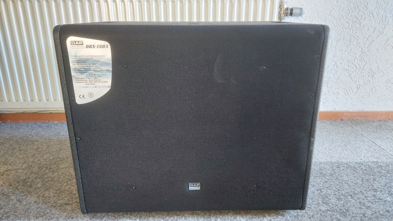 DAP Audio DRX-18BA Actieve Subwoofer - 700W, Audio, Tv en Foto, Gebruikt, Subwoofer, Ophalen, 150 watt of meer