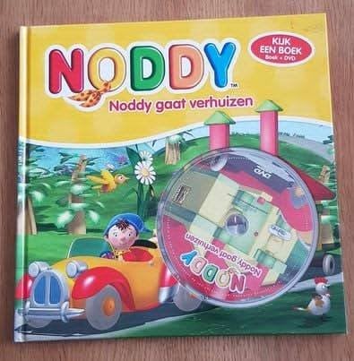 Noddy gaat verhuizen Boek + DVD, Boeken, Fictie algemeen, Jongen of Meisje, Ophalen of Verzenden, Zo goed als nieuw