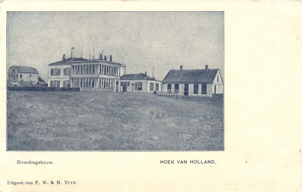 Directiegebouw. - Hoek van Holland - ongelopen, Verzenden, Voor 1920, Ongelopen, Zuid-Holland
