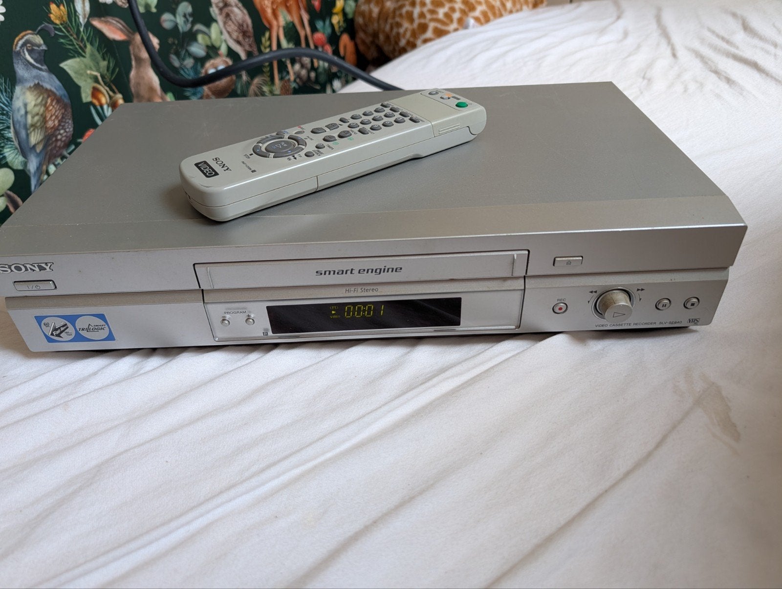 Sony VHS-speler met afstandsbediening - Uitstekende staat, Ophalen of Verzenden, Zo goed als nieuw, VHS-speler of -recorder