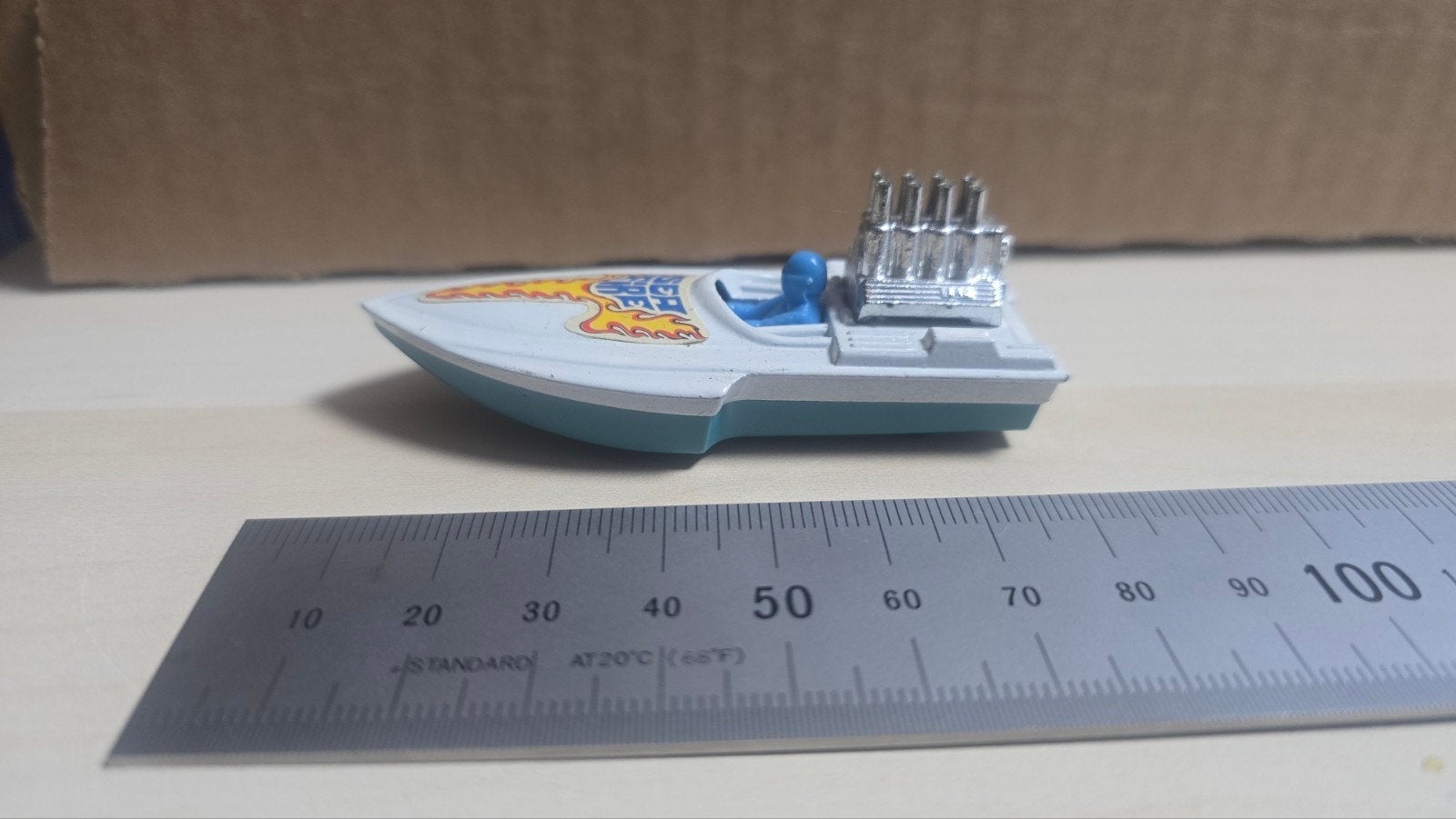 Matchbox Superfast 46 Seafire Speedboot 1975, Ophalen of Verzenden, Gebruikt