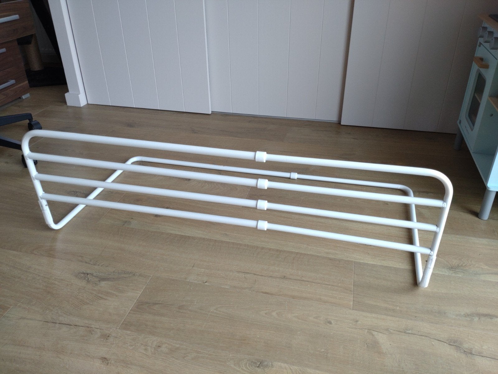 Bedhek Trombome verstelbaar 77-125 cm wit, Ophalen of Verzenden, Zo goed als nieuw, Overige typen