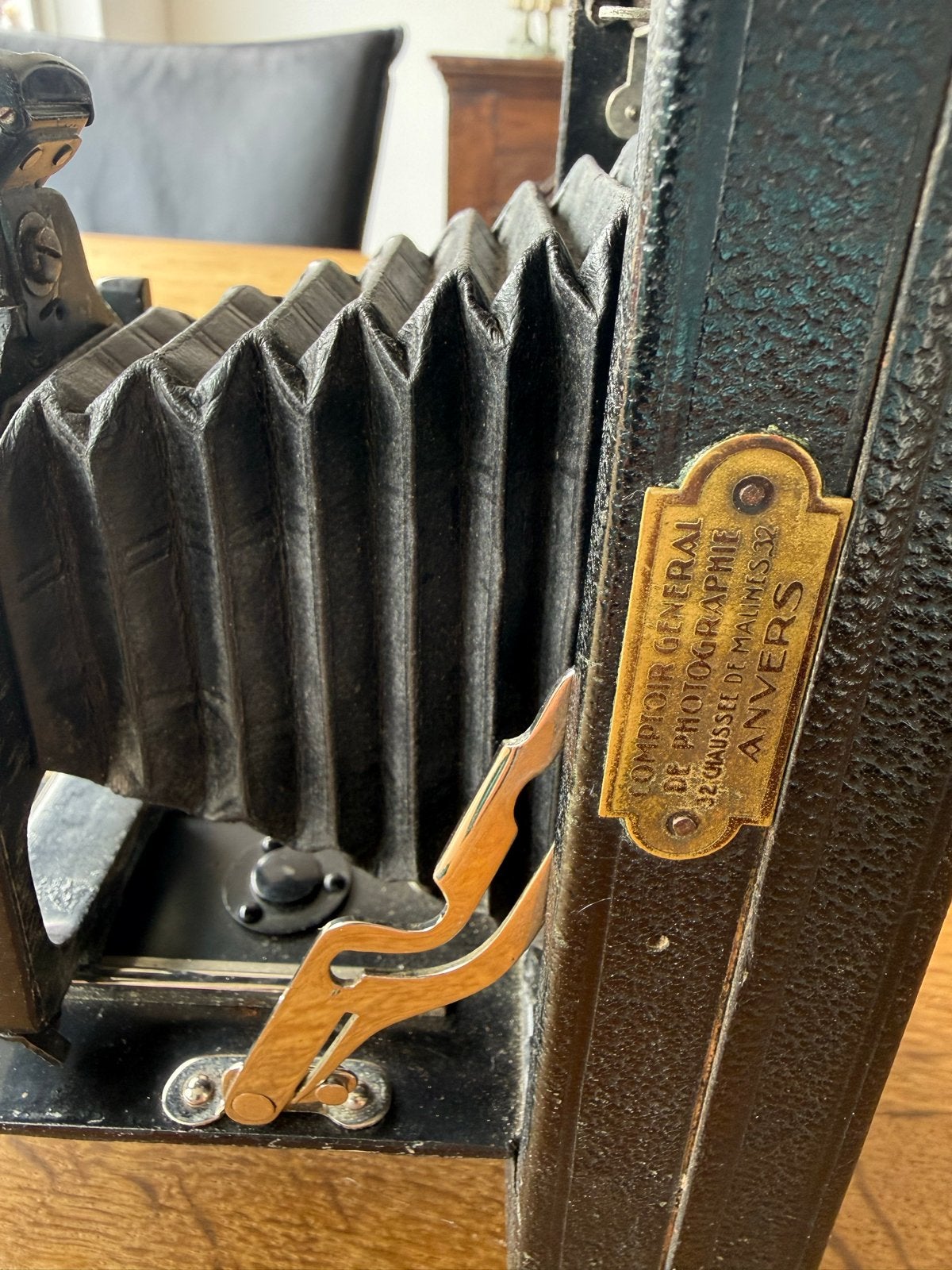 Antieke Icarette balgcamera in goede staat, Verzamelen, Fotografica en Filmapparatuur, Ophalen of Verzenden, Voor 1940, Fototoestel