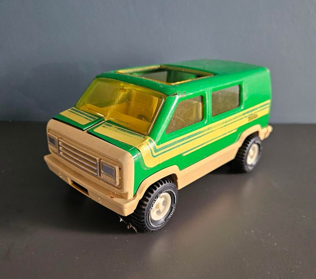 Vintage Tonka camper - Groen/Geel, Ophalen of Verzenden, Gebruikt