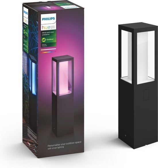 Philips Hue Impress Sokkellamp Zwart White & Color Ambiance, Logictrading, Info@logictrading.nl, Kramerswei 8a