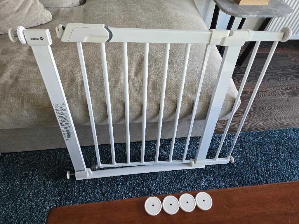Safety 1st Flat Step traphekje incl. verlengstuk 14cm, zgan, Kinderen en Baby's, Ophalen of Verzenden, Zo goed als nieuw, Klemhekje