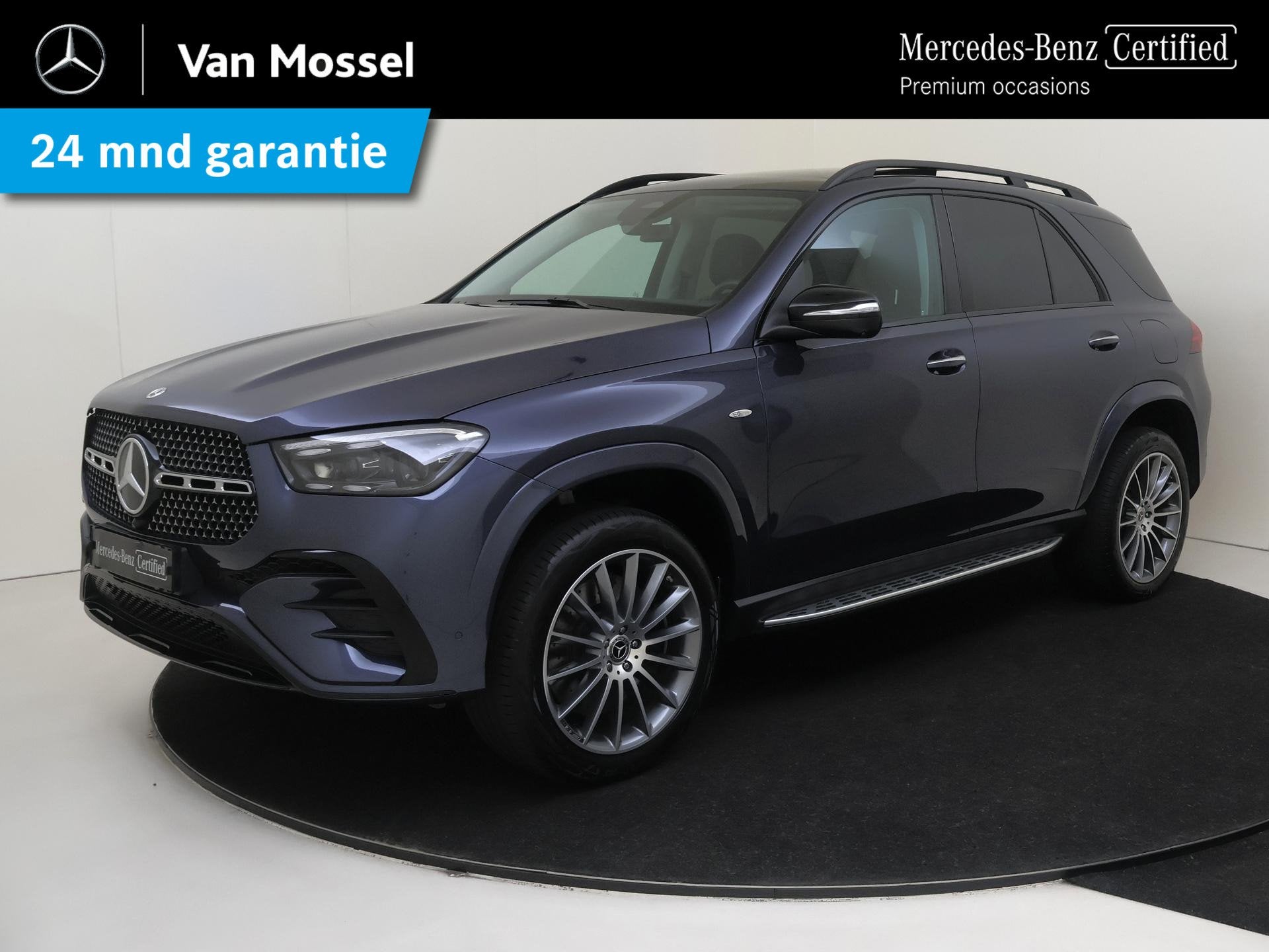 Mercedes-Benz GLE-klasse 400 e 4MATIC AMG Line / Panoramadak, Auto's, Automaat, Gebruikt, 4 cilinders, Blauw