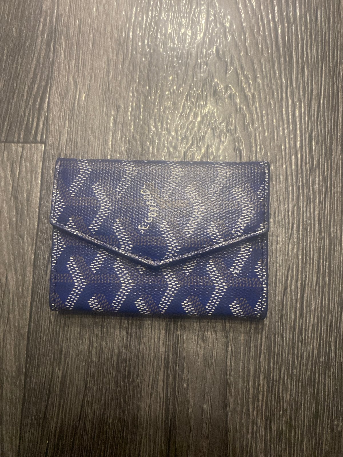 Gloednieuwe Blauwe Goyard Portemonnee, Ophalen of Verzenden, Nieuw, Blauw, Overige merken