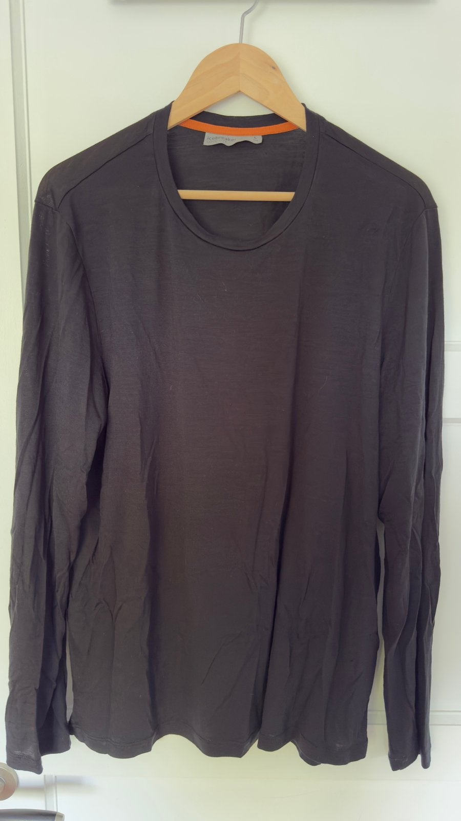 Icebreaker Cool-lite Merino blend maat L zgan, Ophalen of Verzenden, Zo goed als nieuw, Maat 52/54 (L), Zwart