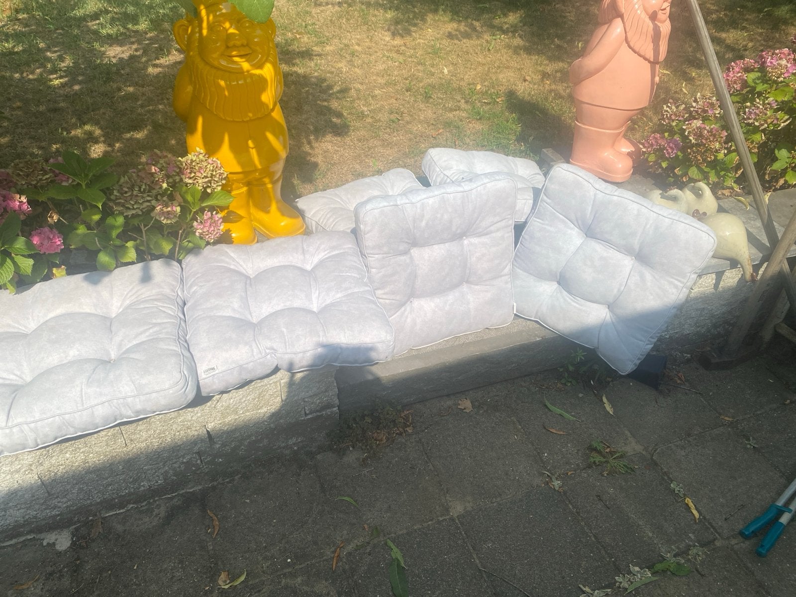 Madison Florance kussens 47x47 cm (6x) - Panama micro grijs, Ophalen, Zo goed als nieuw