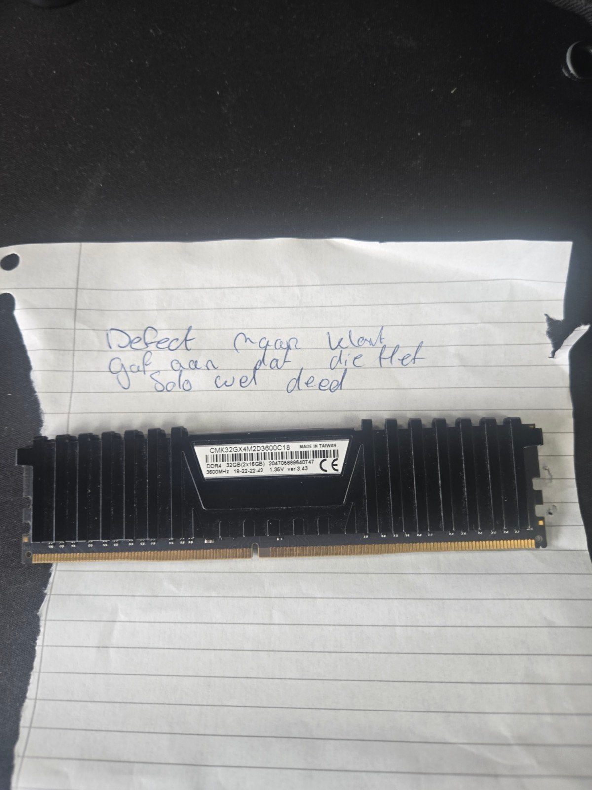Corsair Vengeance LPX DDR4 16GB  3600MHz RAM ongetest, Computers en Software, 32 GB, DDR4, Ophalen of Verzenden, Desktop