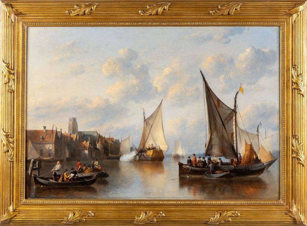 Het Saluutschot, Antonie Waldorp, 1803-1866, Antiek en Kunst, Ophalen