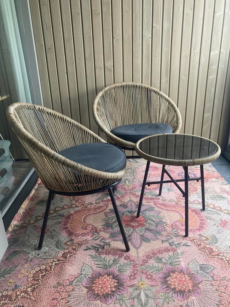 Tuinset met kleed, Tuin en Terras, Ophalen, Zo goed als nieuw, Aluminium