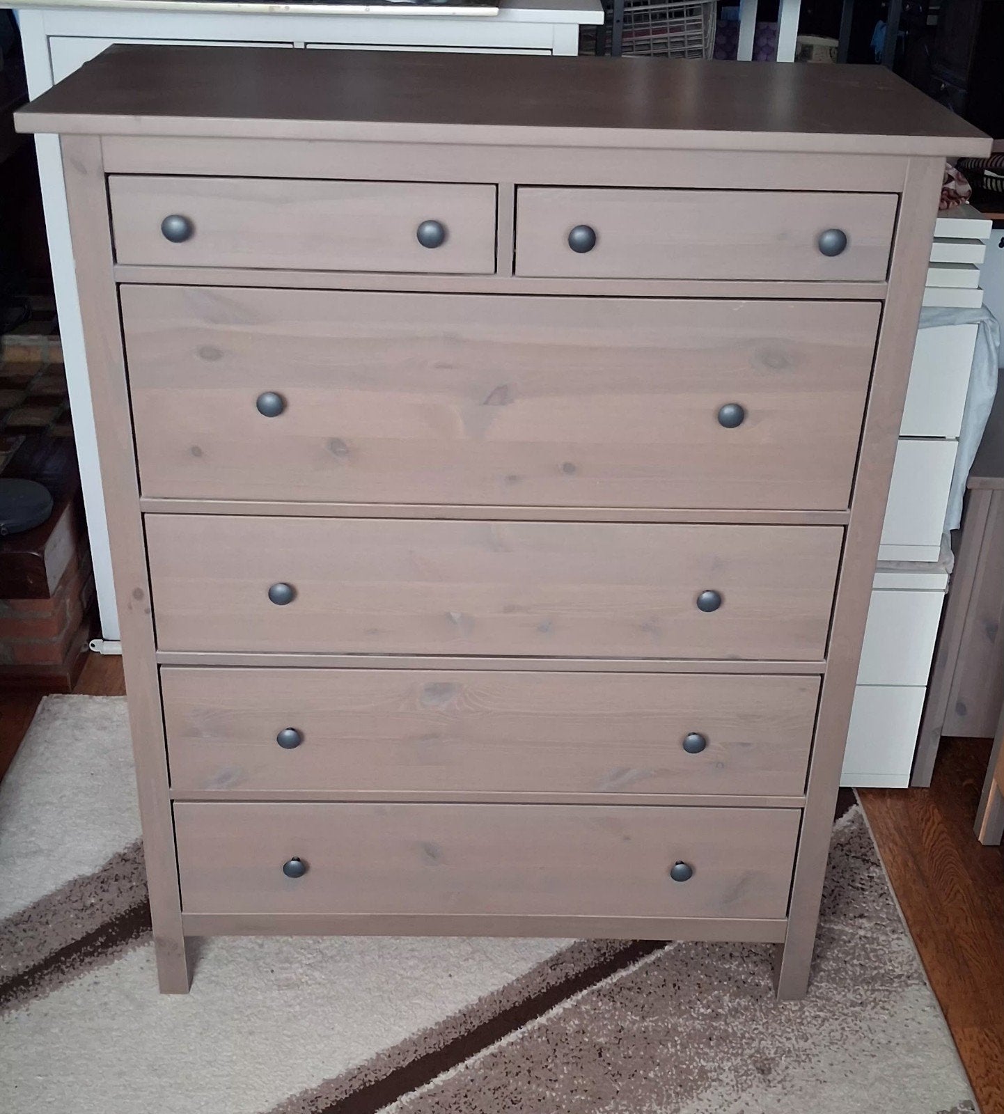 IKEA Hemnes ladekast met 6 lades - nette staat, Ophalen, Zo goed als nieuw, Grenenhout