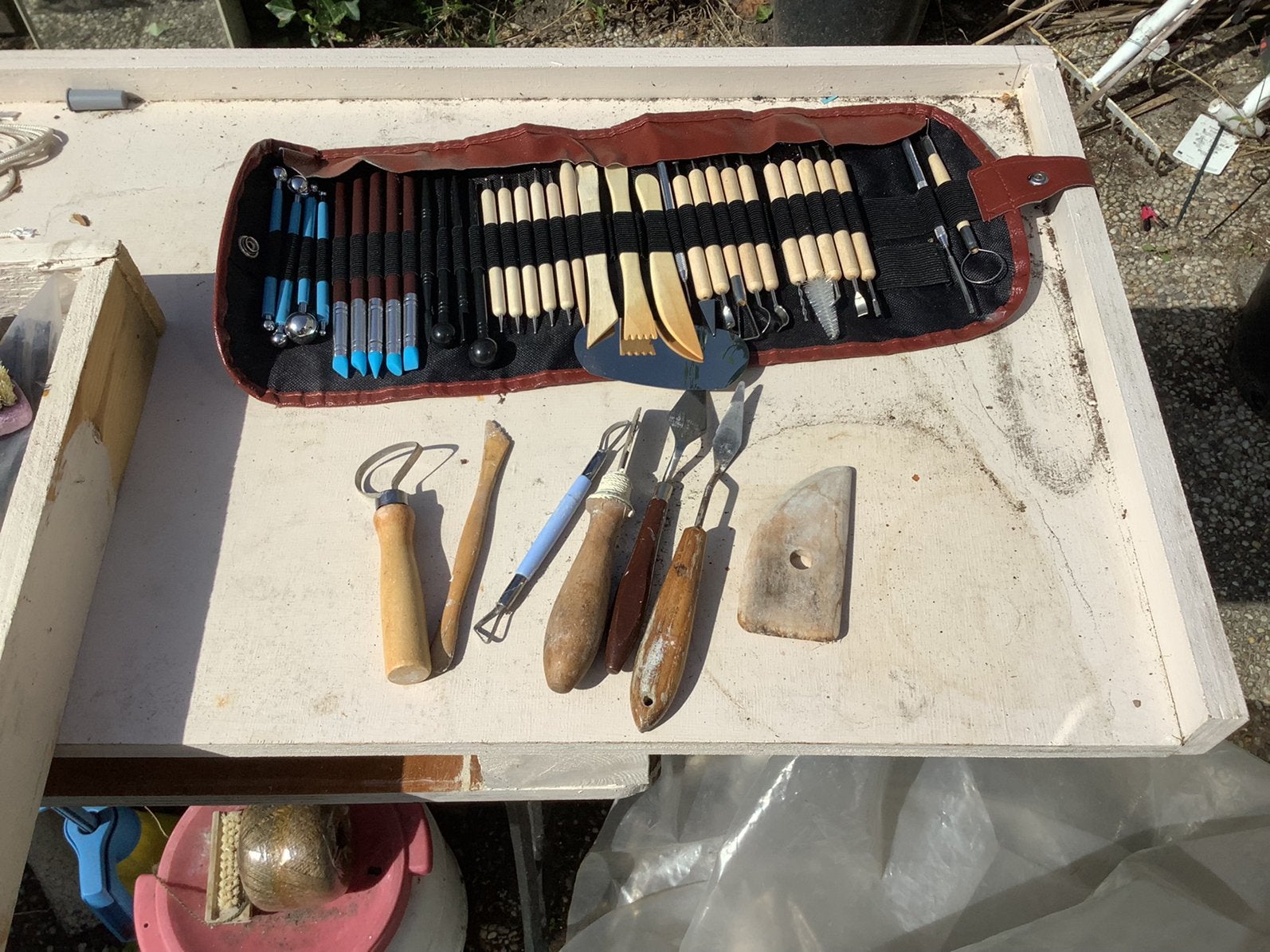 Gereedschap voor boetseren, Ophalen of Verzenden, Gebruikt