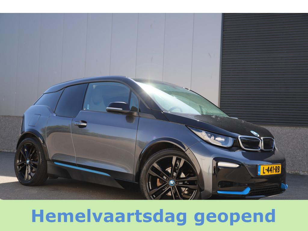 BMW i3 S 184pk Executive 120Ah 42 kWh/Carplay/Camera/W-pomp/, Auto's, BMW, Automaat, Gebruikt, 4 stoelen, 43 €/maand