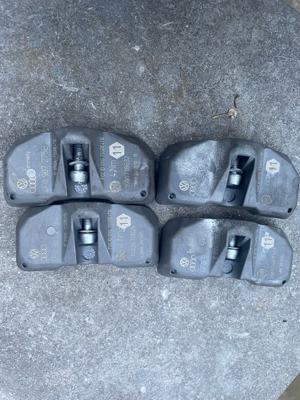 TPMS Sensoren Audi Q7 05-14 VW Touareg 07-14 cayenne s 07-09, Ophalen of Verzenden, Gebruikt, Audi