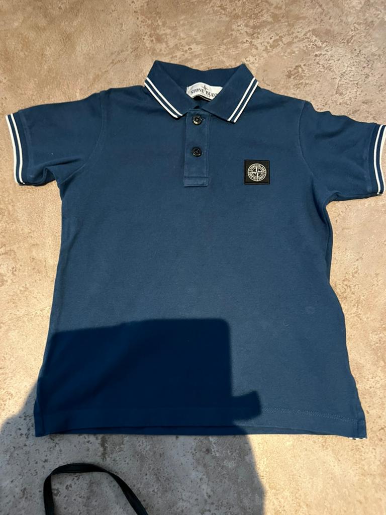 STONE ISLAND polo maat 110 origineel, Ophalen of Verzenden, Zo goed als nieuw, Jongen, Shirt of Longsleeve