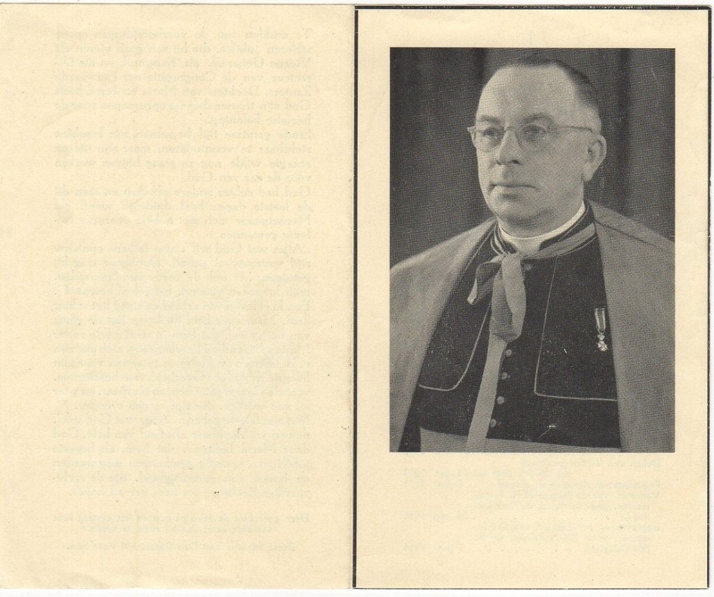 Mgr. F. Hendrikx 1887 Besoyen +1956 Den Bosch/Michielsgestel, Verzenden