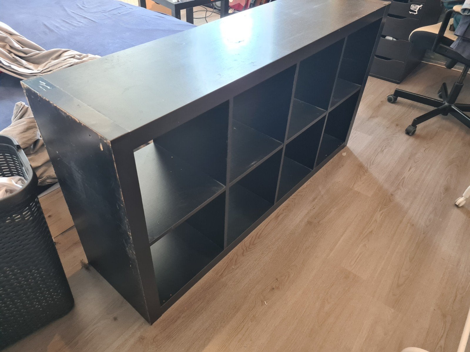 Gratis IKEA Kallax kast afhalen, Met plank(en), Gebruikt, Ophalen of Verzenden, Minder dan 100 cm