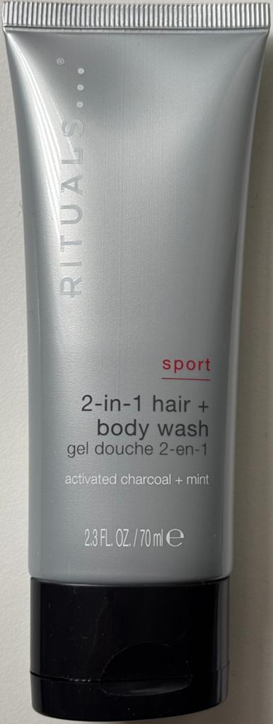 Rituals sport 2-in1 hair + body wash gel douche charcoalmint, Ophalen, Nieuw, Overige typen