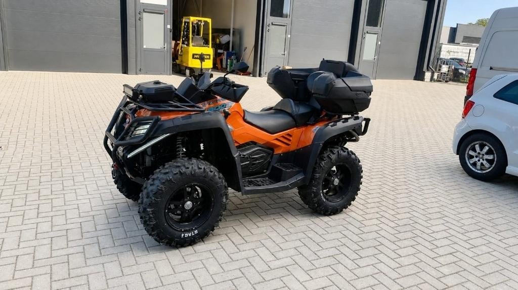 CFMOTO Terralander 800 CC 4x4 autokenteken, lier+trekhaak, Motoren, 2 cilinders, Gebruikt, Particulier, Meer dan 35 kW