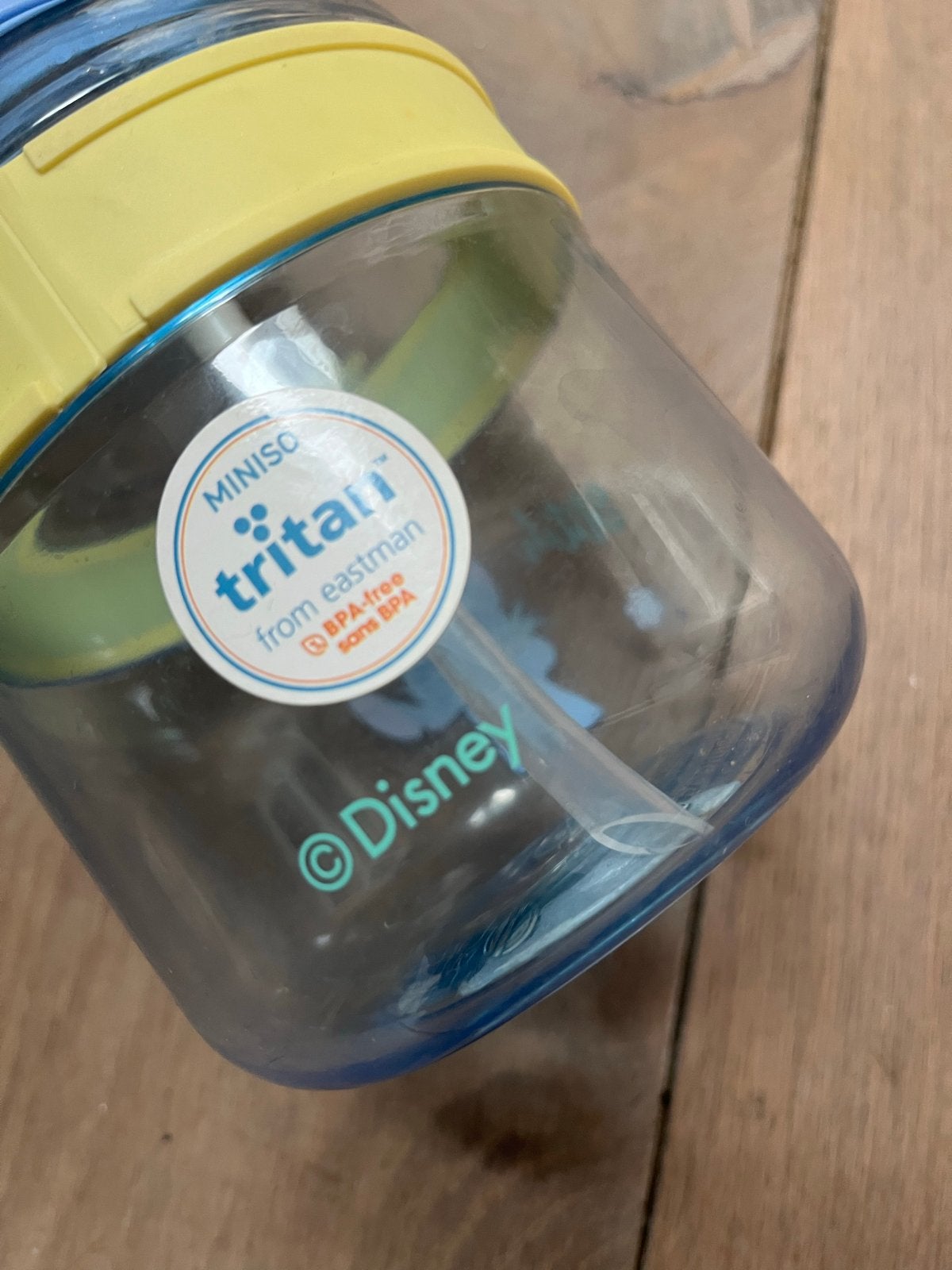Miniso Disney Stitch drinkfles met rietje - BPA-vrij, Ophalen of Verzenden, Zo goed als nieuw