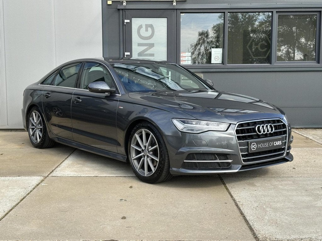 Audi A6 1.8 TFSI Ultra Advance Sport S-Line Automaat NAP, Auto's, Gebruikt, Leder en Stof, Bedrijf, Sedan