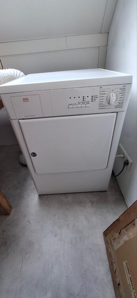 AEG Electrolux T36840 Wasdroger - 60x56x85 cm, Witgoed en Apparatuur, Wasdrogers, Ophalen, 6 tot 8 kg, Gebruikt, Luchtafvoer