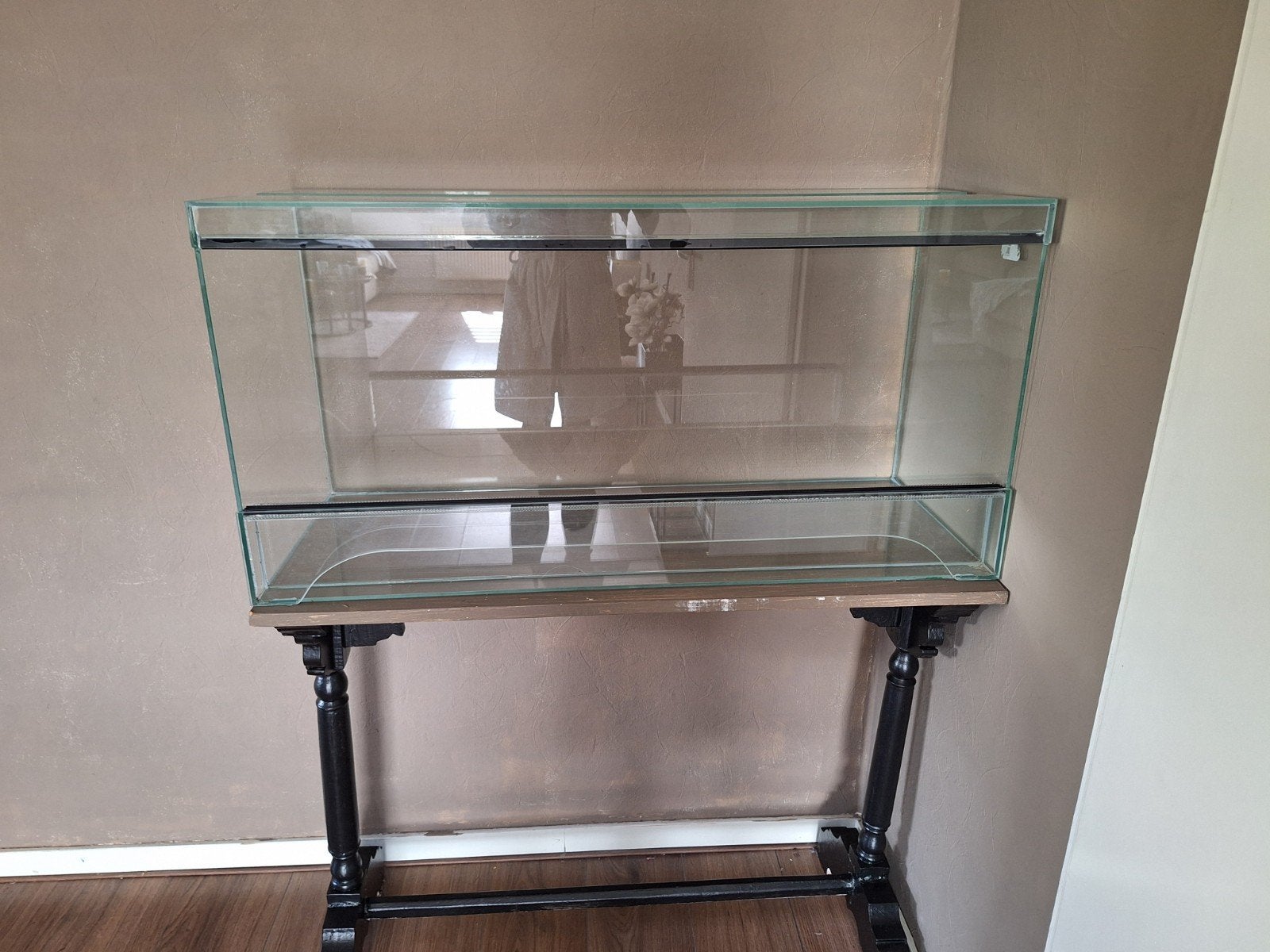 hamsterhok glas, Dieren en Toebehoren, Gebruikt, Hok, Cavia, 75 tot 110 cm