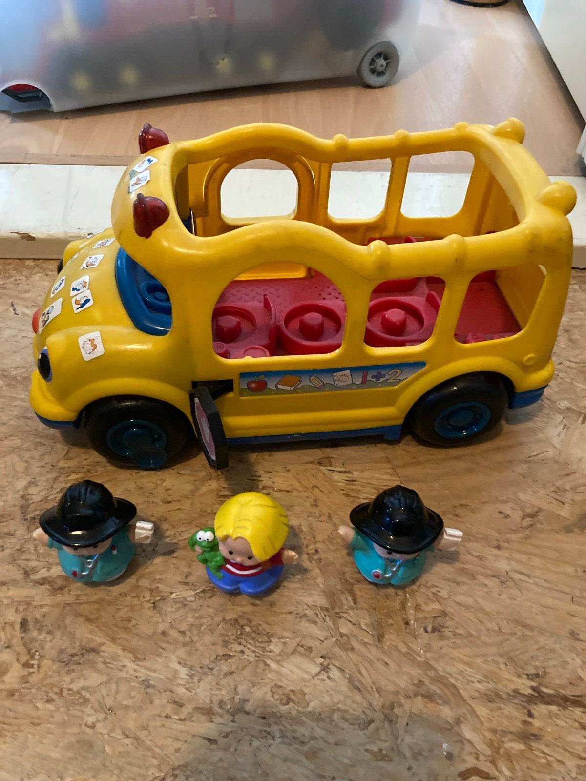 Fisher-Price Little People Schoolbus met figuren, Kinderen en Baby's, Ophalen of Verzenden, Gebruikt
