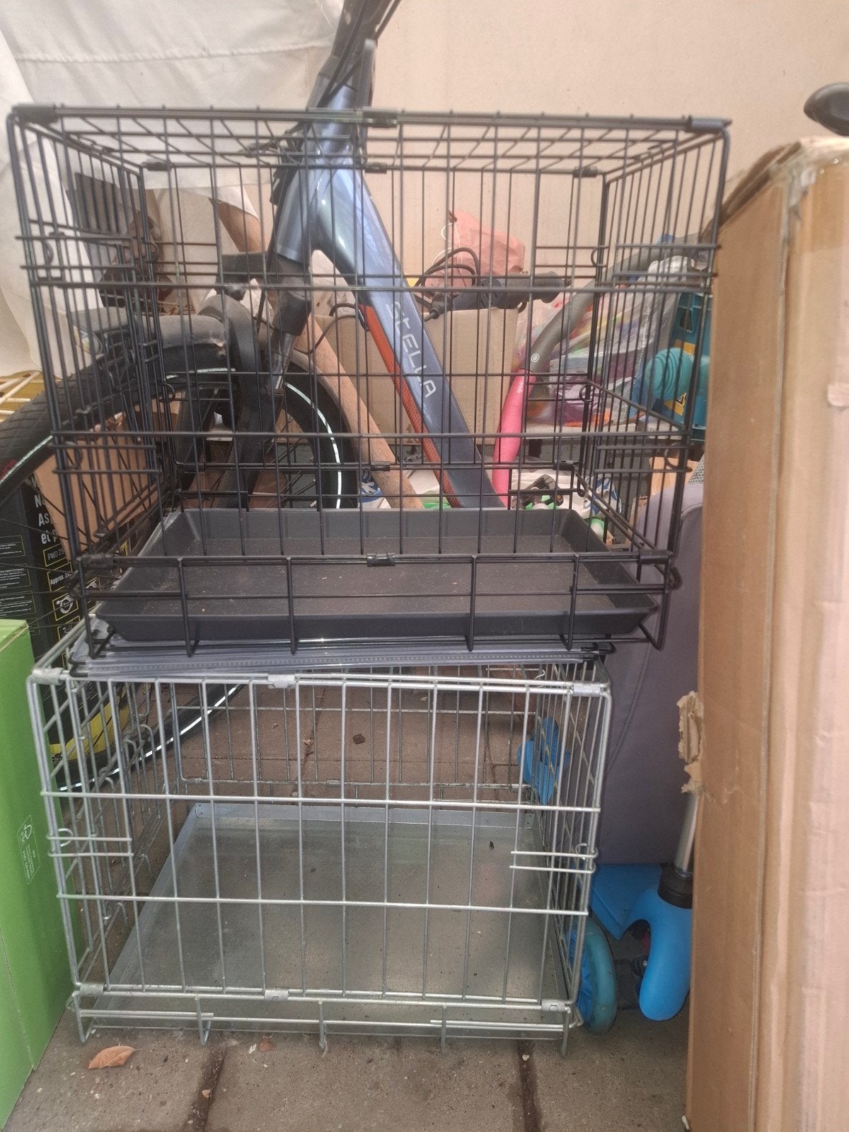 2x  XS puppy bench in goedr staat, Ophalen, Gebruikt