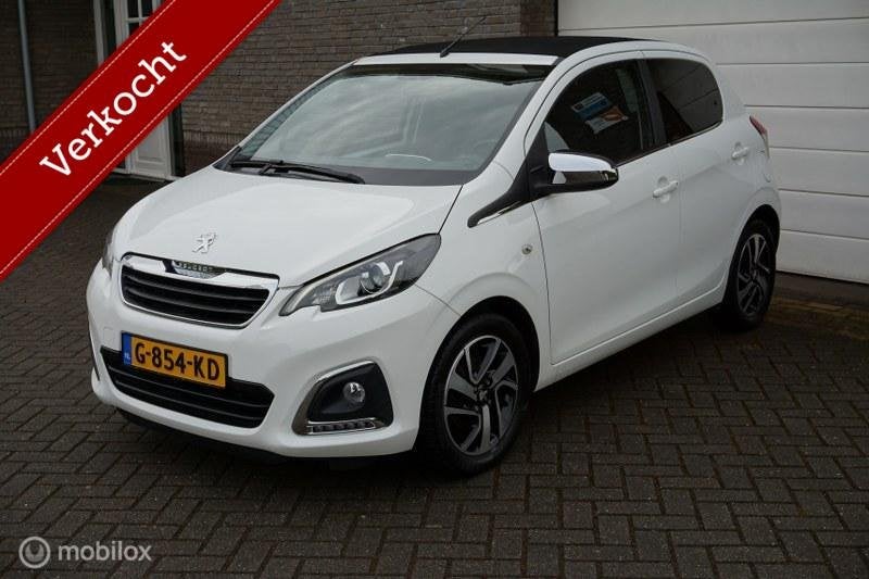 Peugeot 108 1.0 e-VTi Allure TOP! LAGE KM-STAND!, Auto's, Voorwielaandrijving, Gebruikt, Euro 6, 4 stoelen