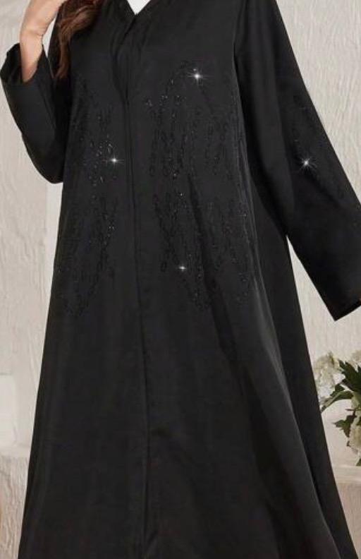 Luxe abaya abiye nieuw zwart maat l/xl, Overige typen, Zwart, Maat 46/48 (XL) of groter, Ophalen of Verzenden