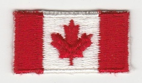 Stoffen embleem / patch vlag Canada, Verzenden, Landmacht, Amerika, Embleem of Badge