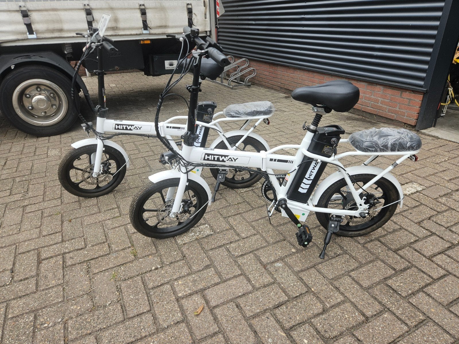 Nieuwe Hitway opvouwbare elektrische fiets - Slechts 13 km!, Fietsen en Brommers, Elektrische fietsen, Ophalen, Zo goed als nieuw