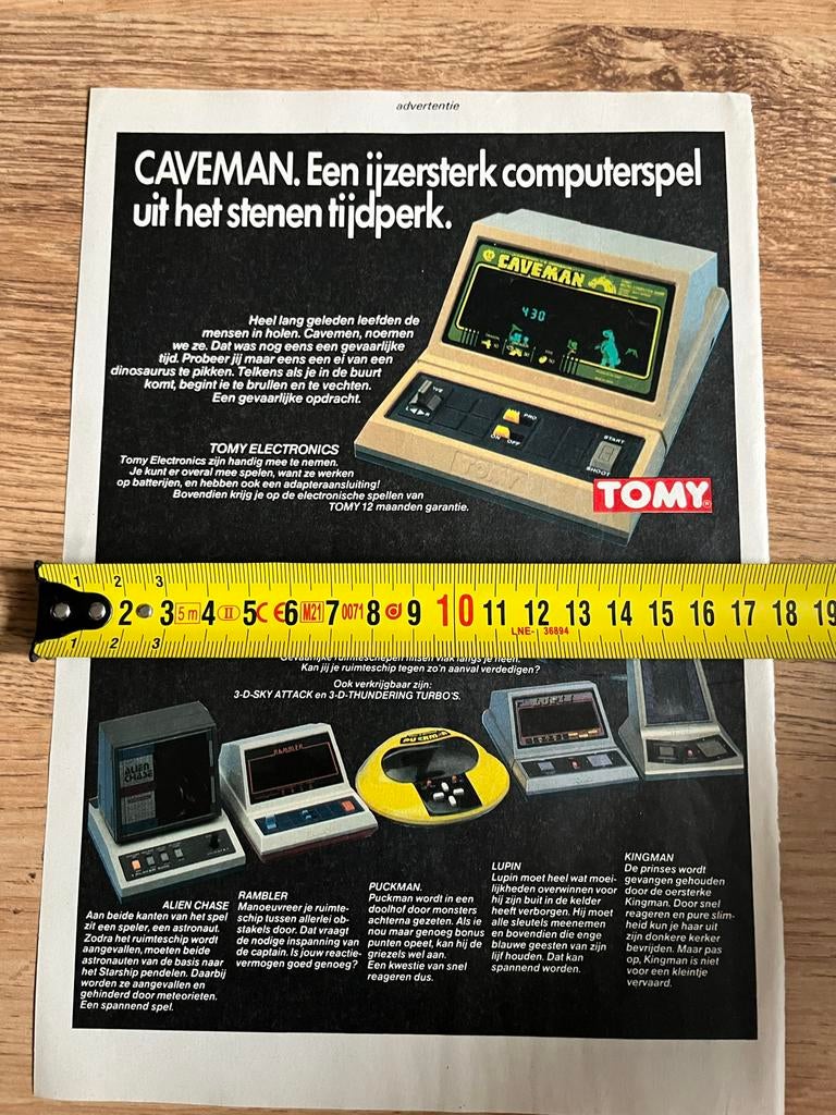 Tomy Caveman: IJzersterk computerspel uit het stenen tijdper, Spelcomputers en Games, Avontuur en Actie, Gebruikt, 1 speler, Ophalen of Verzenden
