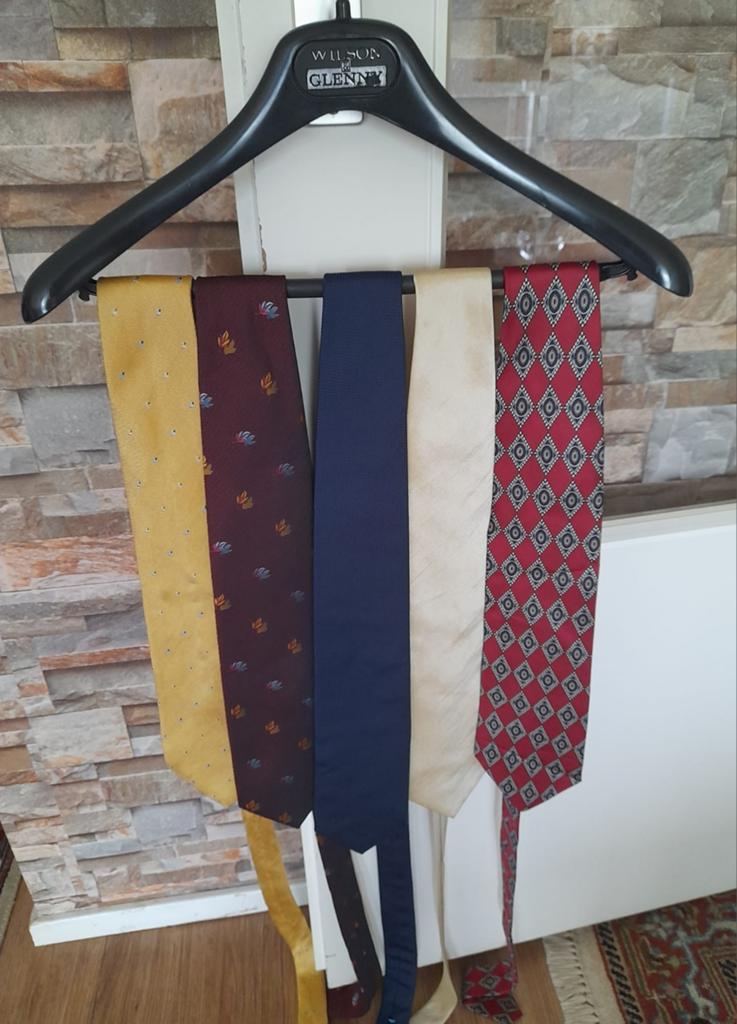 Stropdassen 5 stuk's, Kleding | Heren, Kostuums en Colberts, Ophalen, Zo goed als nieuw, Overige maten, Overige kleuren