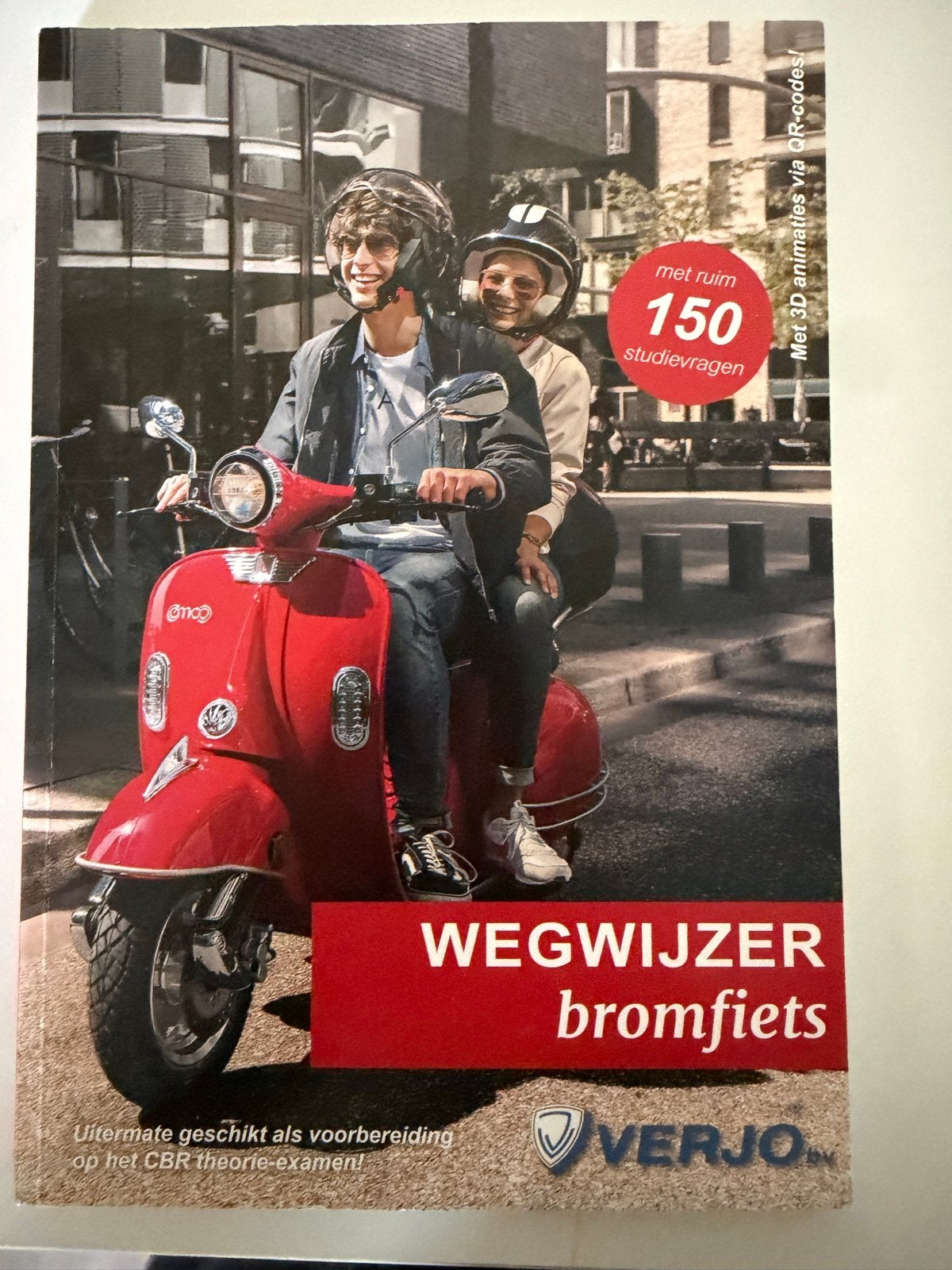 Verjo Wegwijzer & Examentraining Bromfiets Theorieboeken, Boeken, Ophalen of Verzenden, Gelezen, Overige niveaus
