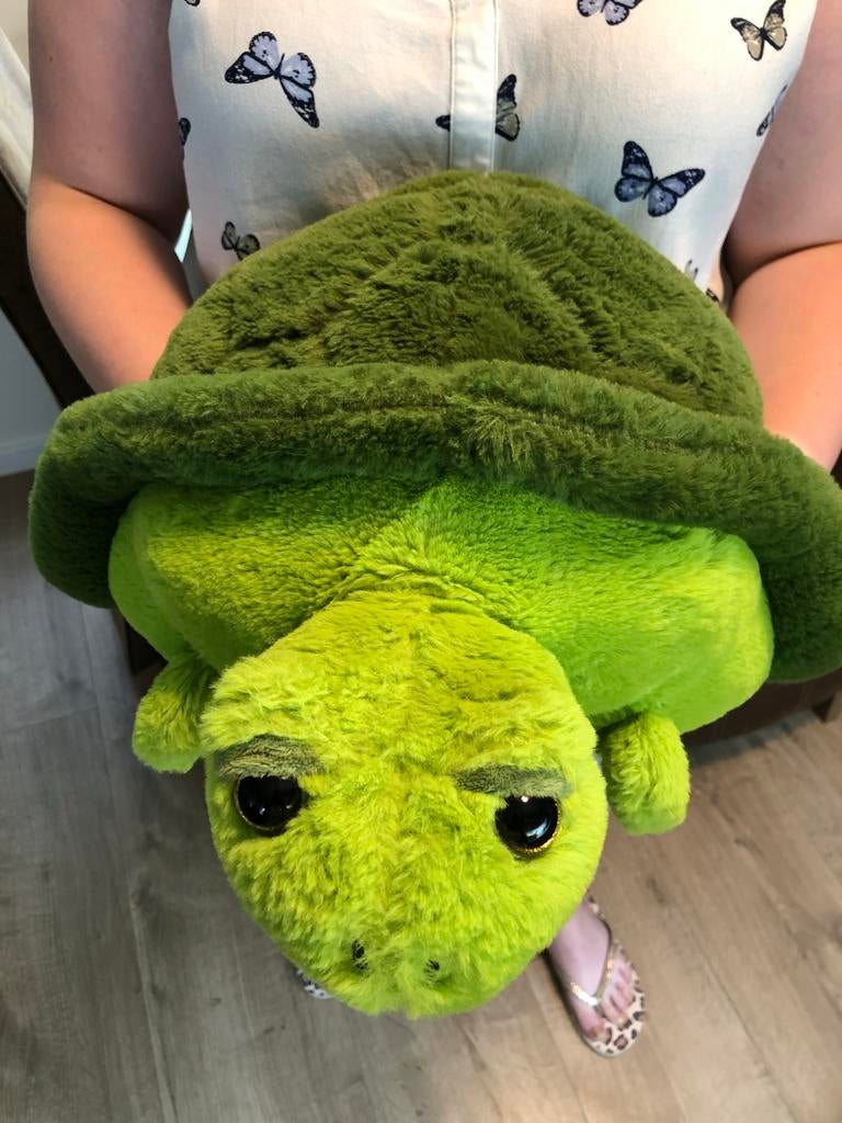 Handwarmer Schildpad Knuffel - Zacht en Warm, Kinderen en Baby's, Speelgoed | Knuffels en Pluche, Ophalen of Verzenden, Zo goed als nieuw